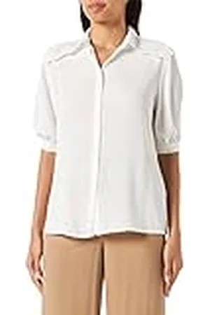 Koton Camiseta de Cuello Puff de Encaje Peter Pan, , 38 para Mujer