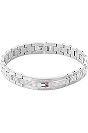 Tommy Hilfiger Jewelry Pulsera de Eslabones para Hombre de Acero Inoxidable - 2790419