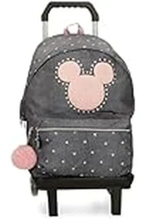 Disney Joumma Mickey Studs Mochila Escolar para Portátil con Carro 31x44x15 cms Poliéster 20,46L