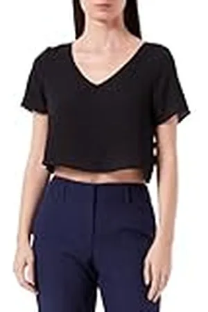 Noisy May Nmclara S/S V-Neck Top S Camiseta, , L para Mujer