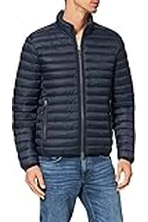 Marc O’ Polo Marc OߴPolo Hombre Cazadora acolchada con cuello alto ligera, (Total Eclipse), XXL