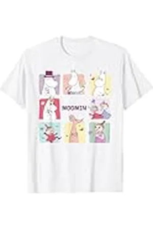Moomin Bloques de caracteres cuadrados Camiseta