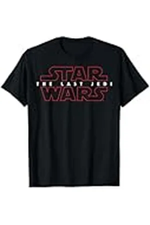 STAR WARS Camiseta estampada con el logotipo de Last Jedi en rojo Camiseta