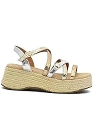 MTNG 59897, Sandalia Mujer, Oro, 36 EU