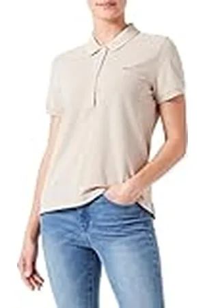 GANT Cap Sleeve Gorra Slim Sheild con Mangas Piqué Polo, , M para Mujer