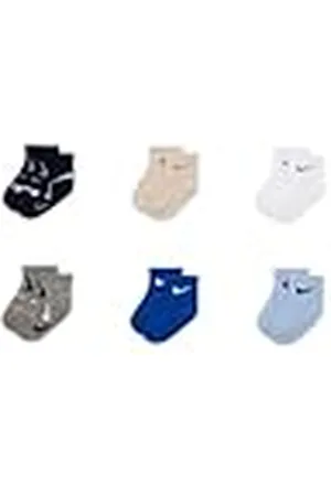 Nike Calcetines multicolor SWOOSHFETTI 6PK ANKLE SOCKS, , 2-4 A