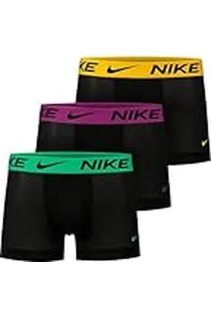 Nike ADV Micro Boxer 3 Units S Ankle, Negro/LSR RNG WB/Verde Shck WB/Vtck WB, Adulto Malo