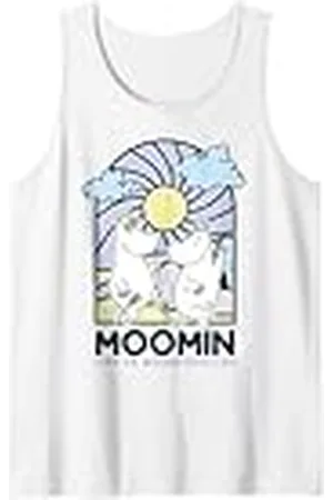 Moomin Vitral Estilo Vida En valley Light Camiseta sin Mangas