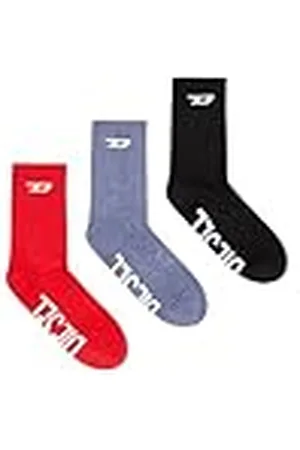 Diesel Skm-ray-threepack Calzino Calcetines, , S para Hombre