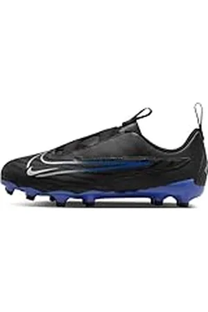 Nike JR Phantom GX Academy FG/MG, Sneaker, Black/Chrome-Hyper Royal, 38 EU