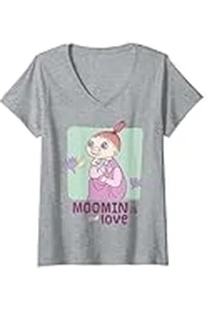 Moomin Mujer Mymble es amor Camiseta Cuello V