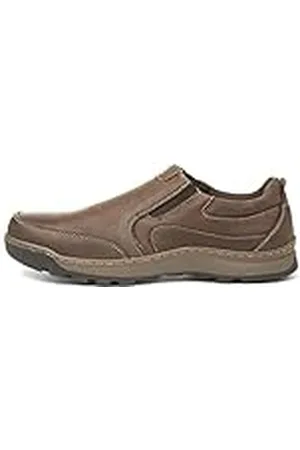 Hush Puppies Jasper Slip On, Mocasines para Hombre, Marrón (Brown 000), 44 EU