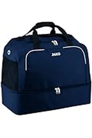 Jako Bolsa de Deporte Classico con Compartimento Inferior, 38 cm, 23 L, Azul Marino