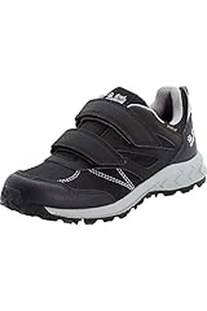 Jack Wolfskin Woodland Texapore Low Vc K, Zapatillas, Gris (Phantom), 31 EU