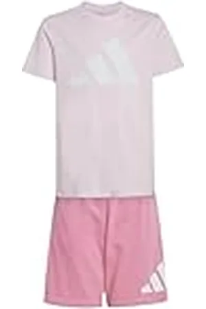 adidas Unisex niños ESSENTIALS BIG LOGO T-SHIRT SET, , 7-8 Years