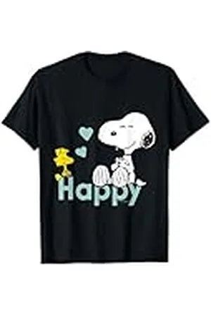 Peanuts Snoopy Woodstock Happy Camiseta