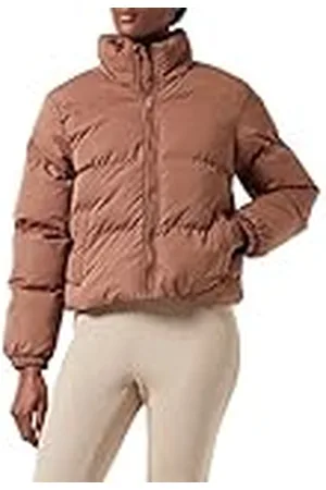 Urban classics Chaqueta Acolchada Corta melocotón para Mujer, Ladrido, 4XL