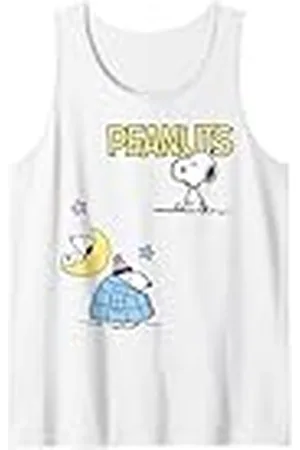 Peanuts Chaqueta acolchada Snoopy Patchwork Camiseta sin Mangas