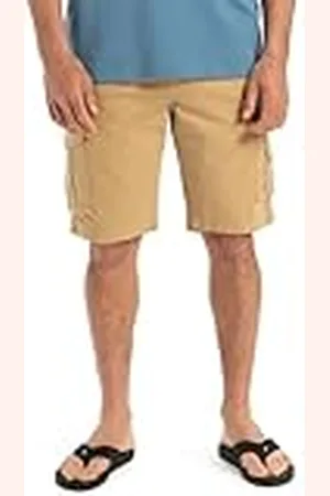 Quiksilver Crucial Battle Cargo Pantalones Cortos, Hombres, 34