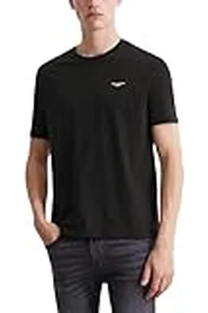 Marc O’ Polo Marc OߴPolo Denim Hombre Camiseta de algodón orgánico Regular fit, (Black), M