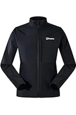 Berghaus Ghlas 3.0 Softshell Chaqueta, Black/Black, M para Hombre