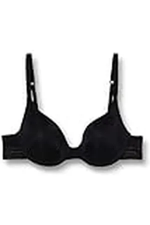 Dim Sujetador Con Aros Con Relleno Invisifit x1, Mujer, Negro, 80C