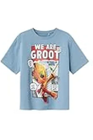NAME IT NKMAPELLE GOTG SS NREG Top Box MAR Camiseta, , 122-128 para Niños