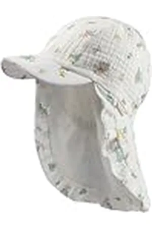 Sterntaler Gorra con protección para el Cuello, diseño de Flores, , 47 para Niñas