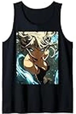 Curlyfox Design Animegirl Anime Manga Girl Beauty 34 Camiseta sin Mangas