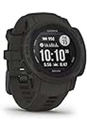 Garmin Instinct 2S Solar, Reloj Inteligente con GPS Resistente al Agua, Carga Solar, Funciones Deportivas, Pulsioximetría, Puntuación de Sueño y Notificaciones del Smartphone, Negro (Reacondicionado)