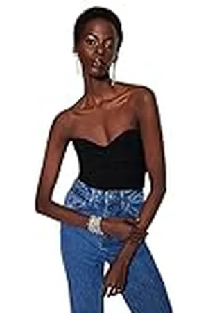 Trendyol Body de Punto Liso para Mujer Bodystocking, , 62