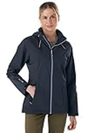 Killtec Mujer Chubasquero/Chaqueta funcional impermeable con capucha Damen Regenjacke OOKS 1, nachtblau, 50, 43767-000