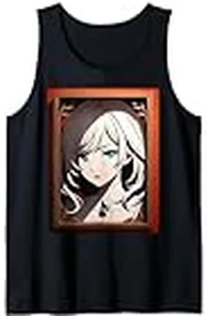 Curlyfox Design Animegirl Anime Manga Girl Beauty 37 Camiseta sin Mangas