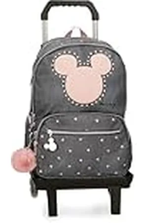 Disney Joumma Mickey Studs Mochila Escolar con Carro 32x44x17 cms Poliéster 24,68L