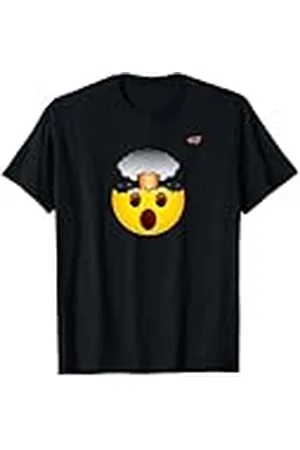 Emoji Emoticon Sonrisa Amarilla Explosión Explosión Camiseta