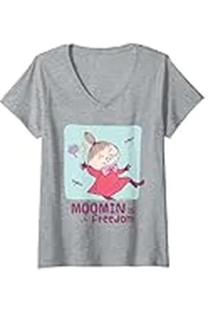 Moomin Mujer Little My es Libertad Camiseta Cuello V