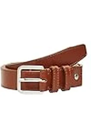 SELECTED SLHNATE Leather Belt B Noos Cinturón, , 105 cm para Hombre