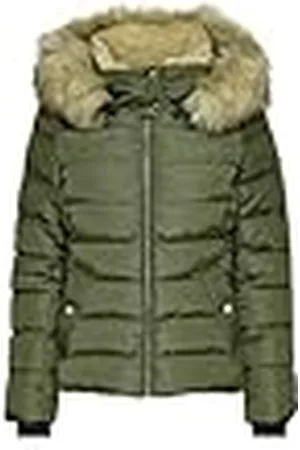 ONLY ONLNEWCAMILLA Fur Hood Jacket CC OTW Chaqueta Acolchada, , S para Mujer