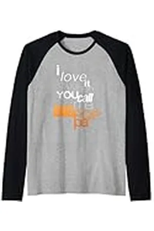 Hip Me encanta cuando me llamas gran poppa Camiseta Manga Raglan