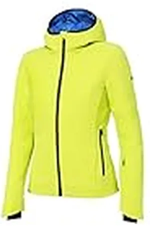 RH+ Zao W Ropa Mujer Snow Jacket, Ácid Green/Cobalt Blue, X-Large