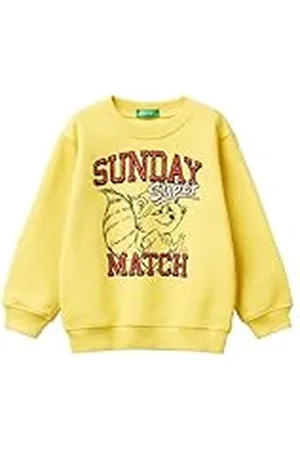 Benetton Maglia G/C M/L 3unig10ii Sudadera sin Capucha, , 4 años Niños y Adolescentes