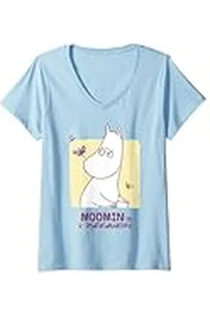 Moomin Mujer troll es individualidad Camiseta Cuello V