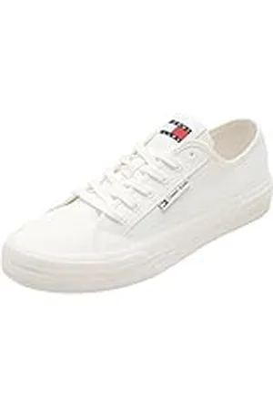 Tommy Hilfiger TJM Lace UP Canvas Color EM0EM01543, Parte Superior Baja Hombre, White (Ecru), 45 EU