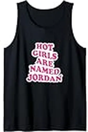 Original Cheddar Las chicas calientes se llaman Jordan Camiseta sin Mangas