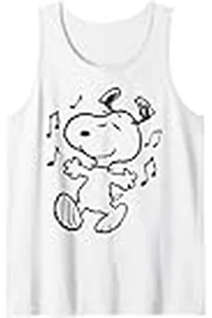 Peanuts Snoopy Dancing de gran tamaño Camiseta sin Mangas