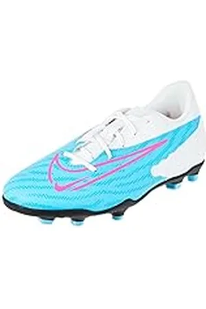 Nike JR Phantom GX Club FG/MG, Sneaker, Azul Báltico/Blast-White-Laser Blue, 38.5 EU