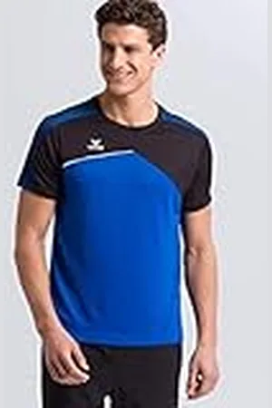 Erima Premium One 2.0 Camiseta, Unisex niños, New Royal/Negro/Blanco, 128