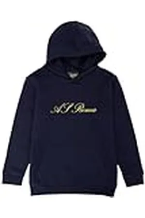As Roma Blue-12/13y Sudadera con Capucha, , 12-13 años Unisex niños