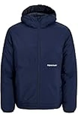JACK & JONES Jorvesterbro-Chaqueta con Capucha aislada Invierno, , S para Hombre
