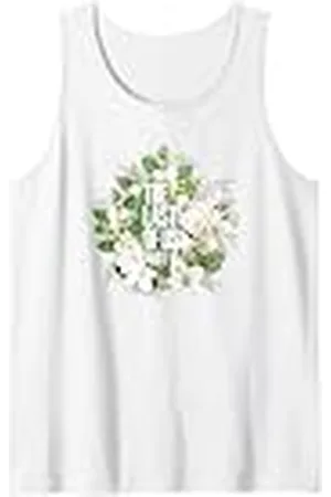 Playstation 3 The Last of Us Part II Watercolor Floral Big Chest Logo Camiseta sin Mangas
